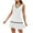 White, variant on Lorytime Sleeveless Mini Dress for Women Black Tiered Hem V Neck Tank Dress Solid Sundress Short Dress Loose Fashion Travel Dresses Hawaiian Summer Beach Vacation Dresses L