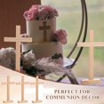 thumbnail image 4 of Juego de 6 cruces de madera Suzile de 30 cm, sin terminar, para manualidades, 4 of 6