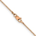 thumbnail image 4 of 14K Rose Gold 1.0mm Box Chain (20 X 1) Made In Peru rsc3-20, 4 of 5