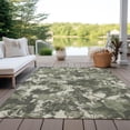 thumbnail image 6 of Addison Rugs Chantille Indoor/Outdoor Transitional Floral Olive Washable Rectangle Rug, 2'6" x 3'10", 6 of 6