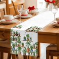 thumbnail image 5 of Green Cactus Table Runner 72 Inches, Summer Watercolor Botanical Leaf Plant Bed Runner Dresser Scarves Tabletop for Indoor Outdoor Parties/Ceremony/Banquet, 16" x 72", 5 of 9