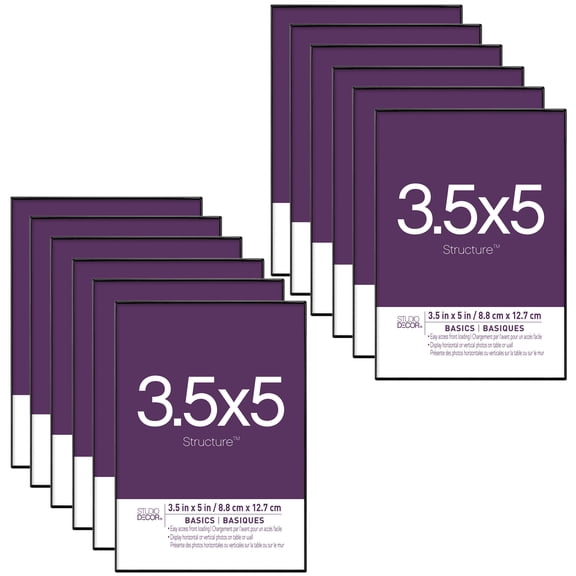 Studio Decor Black Frame, Basics, 12 Pack