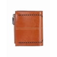 thumbnail image 4 of Cartera Mujer Xtellar color cafe, Corto Billeteras de Piel con Cremallera, Monedero Pequeño con Bloqueo RFID,Tarjetero con Ranuras de Identificación,Carteras de Dama, 4 of 5