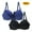 Black, variant on ZZwxWA Women's Push Up Bra Full Coverage Embroidery Lace Comfortable Bra Plus Size Underwire Breathable Everyday Bra