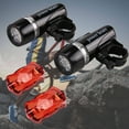 thumbnail image 2 of Kit 2PCS 5LED Lumières Ensemble Phare de Vélo et Feu Arrière Kit avec Fixation, 2 of 8