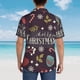 thumbnail image 4 of Fotbe Merry Christmas Camisa Hawaiana para Hombre Unisex – Camisa Casual de Verano con Botones de Manga Corta de Algodón y Lino,3X-Large, 4 of 7