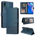 thumbnail image 1 of (Blue)For Huawei P Smart Z GQUTROBE Skin Feel Magnetic Leather Phone Case, 1 of 5