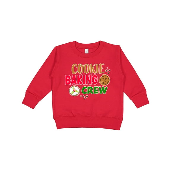 Inktastic Christmas Cookie Baking Crew Toddler Sweatshirt