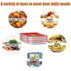 thumbnail image 4 of Bandeja de almacenamiento de alimentos frescos al vacío con película elástica, 4 piezas, 4 of 5