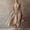 Khaki, variant on Morttic Women's Sleeveless Vertical Striped Midi Dress – Mock Neck Elastic Waist A-Line Flowy Casual Business Summer Dress Khaki,S