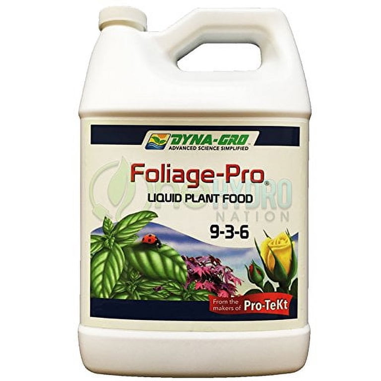 Dyna-Gro Foliage-Pro 9-3-6 Plant Food, 1 Qt, High Nitrogen Formula