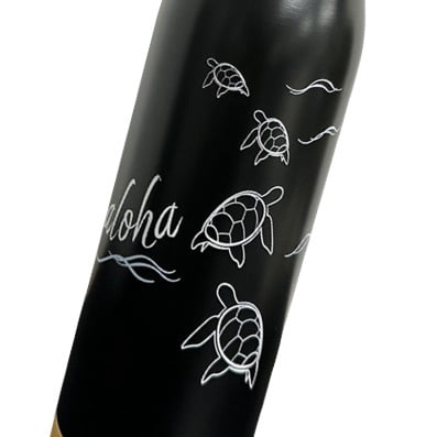 Insulated Water Bottle with Turtle Design