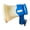 Blue, variant on Press Button Sound Recorder Keychain Funny Interactive Toy Talking Keychain Decors for Backpacks Keychains Novelty Type