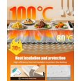 thumbnail image 2 of Tapete calentador de alimentos LNNIW 66 x 38 cm, 6 niveles de temperatura, temporizador, 2 of 9