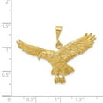 thumbnail image 3 of Real 14kt Yellow Gold Solid Polished Eagle Pendant; for Adults and Teens; for Women and Men, 3 of 4