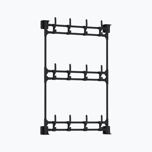 Bwiyojiz Rangement et Organisation Support Suspendu Multifonctionnel Sans Perçage Autocollant Crochet Multi-Rangées Adapté pour Cuisine Salle de Bain et Salon, Cadeaux pour Vous