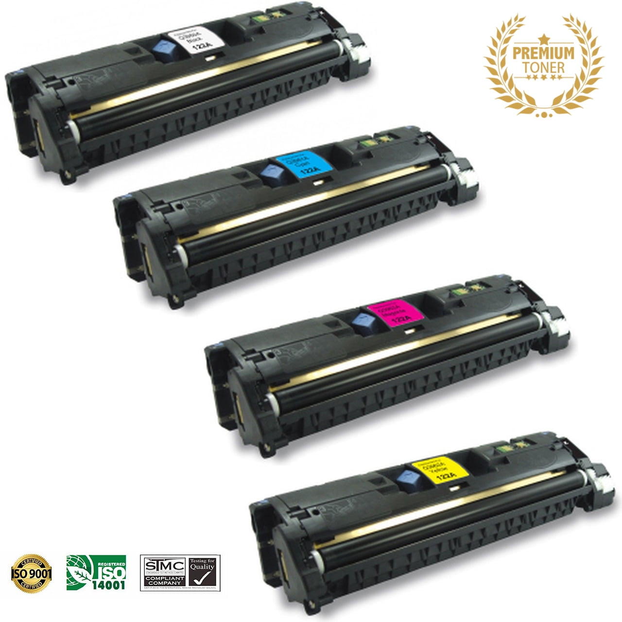 Ultra Toner™ 4 COLORS COMBO - HP 122A (Q3960A，Q3961A, Q3962A, Q3963A)  BK/M/Y/C Compatible Toner Cartridge | Walmart Canada