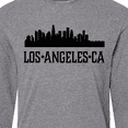 thumbnail image 4 of Inktastic Los Angeles California City Skyline Long Sleeve T-Shirt, 4 of 5