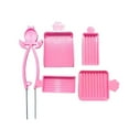 thumbnail image 2 of segolike 5 Pieces Fuse Bead Picking Tray Kit Align Tray for Artwork Crafting Projects pink, 2 of 8
