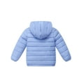 thumbnail image 2 of WIBACKER 2-10T Toddler Boy Girl Outerwear Coat Baby Winter Long Sleeve Hooded Puffer Jackets Light Weight Water Resistant Padded Coat, 2 of 12