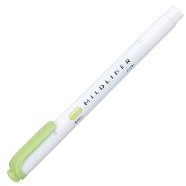 Iluminador Zebra B-WKT7-MG Mild Liner Green, 10 unidades