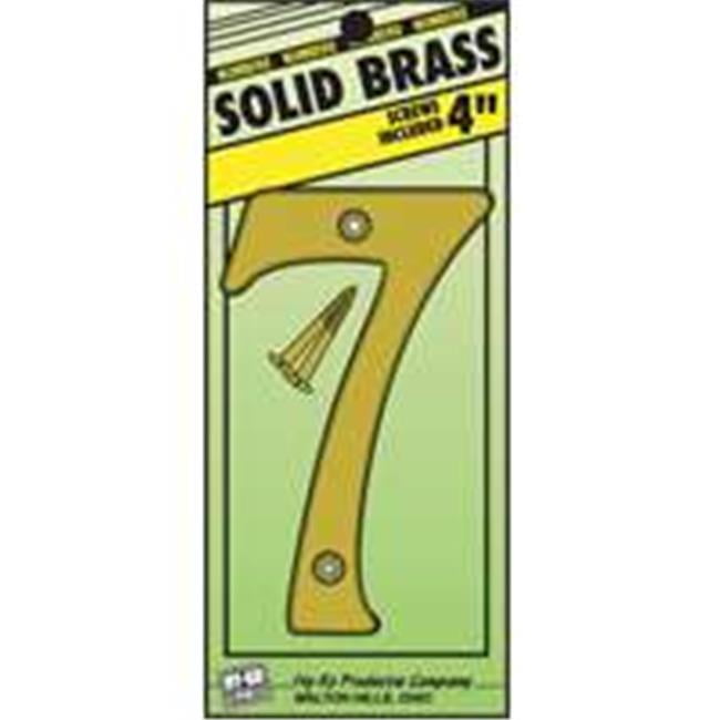 HyKo Products 251199 4 In. No.7 Brass House Number Walmart Canada