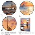 thumbnail image 3 of Designart "Ibizas Spain Sunset III" Spain Floater Framed Wall Decor, 3 of 7