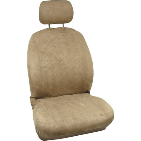 Bell Quilted Suede Seat Cover, Tan