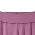 thumbnail image 4 of Samdudou Womens Capri Pants High Waisted Cropped Trousers Wide Band Flowy Lounge Bottoms Casual Athletic Yoga Activewear Stretchy Workout Daily Wear for Gym Training, 4 of 5