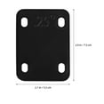 thumbnail image 2 of FRCOLOR 3Pcs Guitar Neck Shims Plastic Plate for Replacement and Repair, 2 of 8