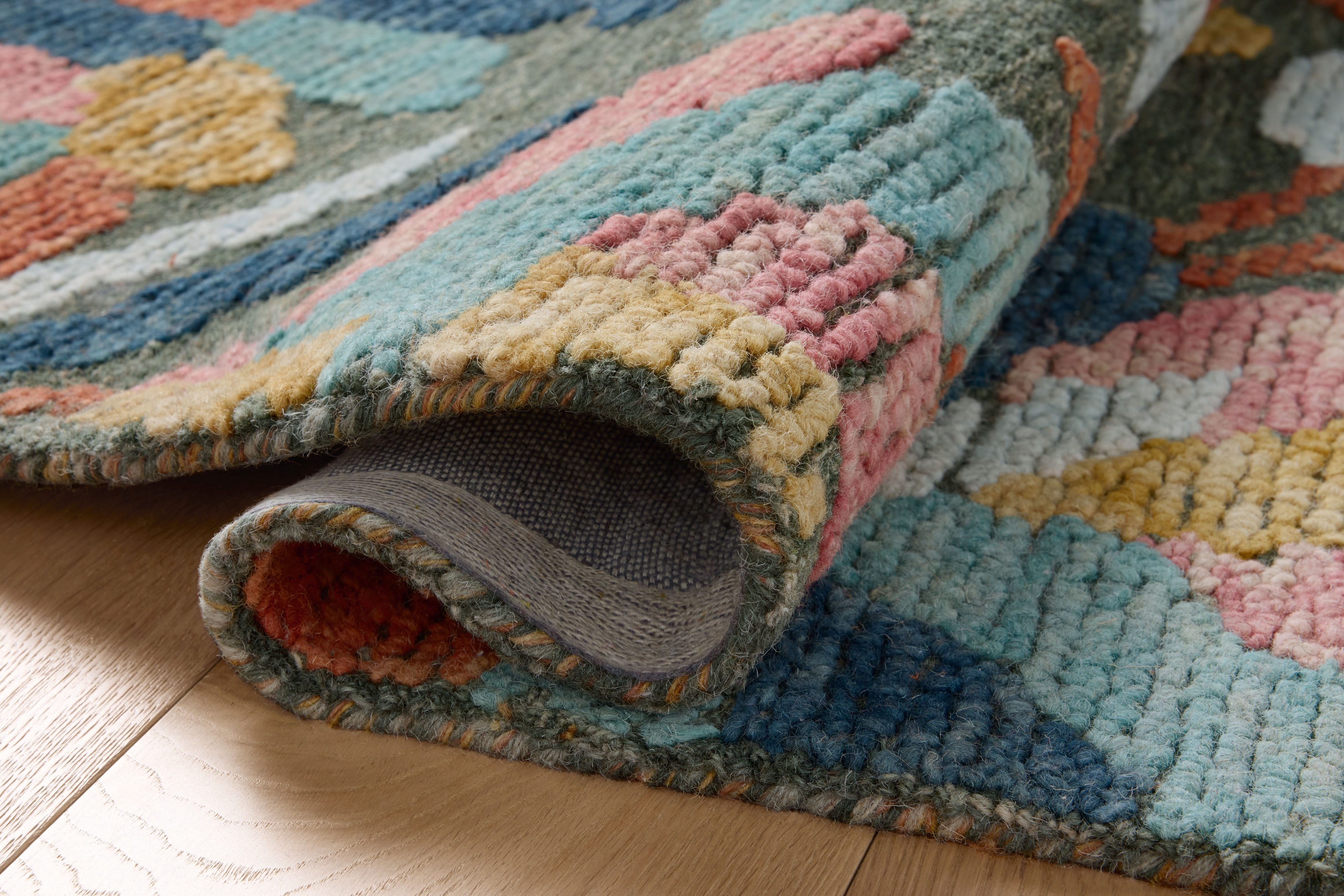 Loloi Tilly Green / Multi 8'-6" x 11'-6" Area Rug