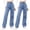 Light Blue, variant on JJHGVB Wide Leg Jeans Denim Trousers Pants with Pockets Jeans for Women palazzo pants Loose Long Trousers Long Casual Pants Denim Pants Straight Denim Jeans High Waisted Denim Pants Black L