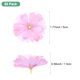thumbnail image 3 of Uxcell 50 Paquete Cabezas de Flores Artificiales Cabeza de Ciruelo de Seda Falsa Rosa Claro, 3 of 7