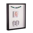 thumbnail image 2 of ArtToFrames 20x24 Inch Shadow Box Picture Frame, with a Satin Black Tall 1 Wide Shadowbox frame and Light Cream Mat Backing (4654), 2 of 7