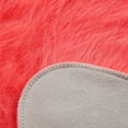 thumbnail image 6 of Home Soft Things Faux Fur Rug - Hot Coral - 24" x 36", 6 of 6
