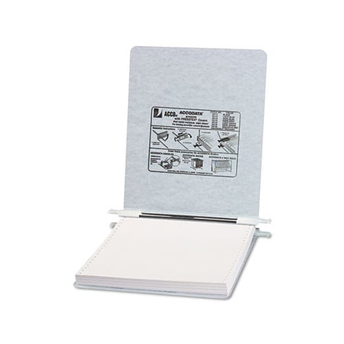 PRESSTEX Covers with Storage Hooks 2 Posts, 6" Capacity, 9.5 x 11, Light Gray