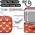 thumbnail image 4 of Lunch Bag Spacious Insulated Lunch Bag Durable Thermal Lunch Cooler Pack with Strap for Men Women Adults School Sports Office/Work Meals Picnic & Camping, 4 of 6