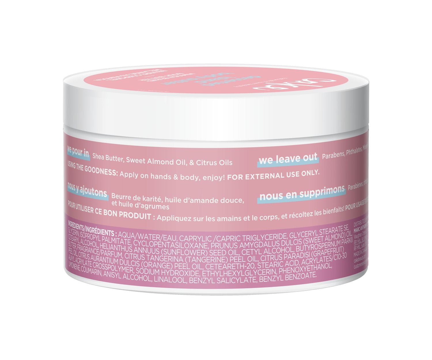 Cake Desserted Island Mimosa Crème au Beurre Corporel Poids net. - 227 g/8 onces.