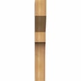 thumbnail image 2 of 4"W x 10"D x 26"H Monterey Rough Sawn Corbel, Western Red Cedar, 2 of 9