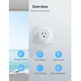 thumbnail image 2 of Enchufe inteligente compatible con Alexa y Google Home para control de voz, enchufe WiFi Mini Smart Outlet con función de temporizador, control Romte, no requiere concentrador, paquete de 2 JFHHH pequeña, 2 of 5