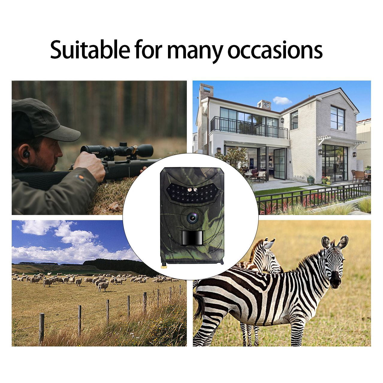 1080P 16MP Trail Camera Wildlife Camera Hunting Trail Cameras for Outdoor Wildlife Animal Scouting Security Surveillance