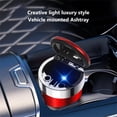 thumbnail image 5 of Cigar Ashtray Suspended Dazzling Ambient Light With Cover LED Lights Car Ashtray Smoking Accessories, 5 of 7