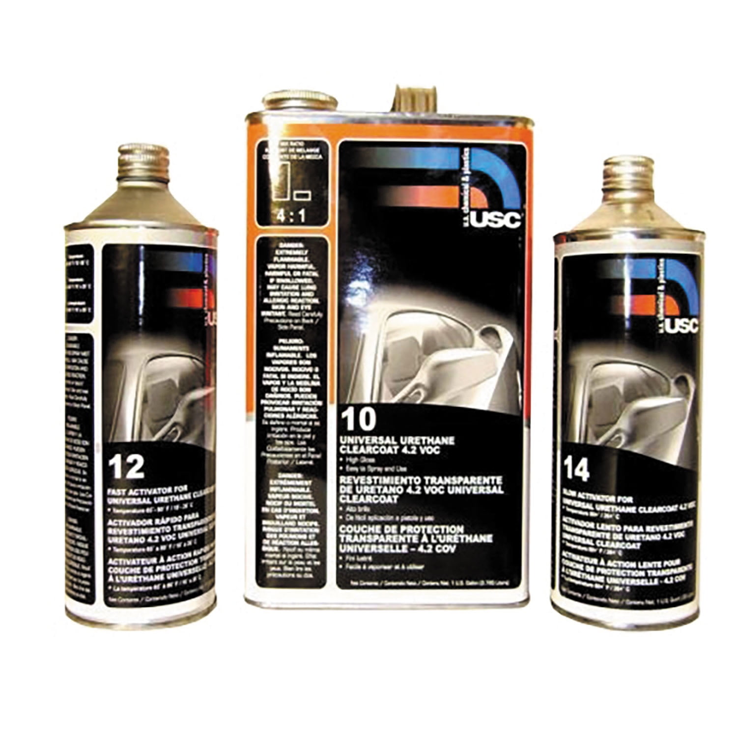 USC-13-4 USC 10 UNIVERSAL CLEARCOAT MEIDUM ACTIVATOR QUART ONLY 