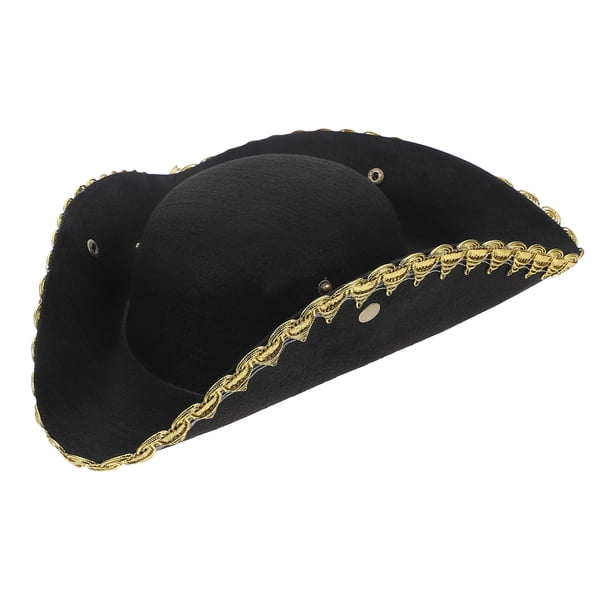 Sombrero pirata para Halloween, fiesta de máscaras, cosplay, sombrero pirata, sombrero de actuación