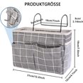 thumbnail image 2 of Clutter Sorting Storage Bag, Multifunctional Organizer with Pockets for Bedside, Living Room, Dormitory (2 Pieces), 2 of 6