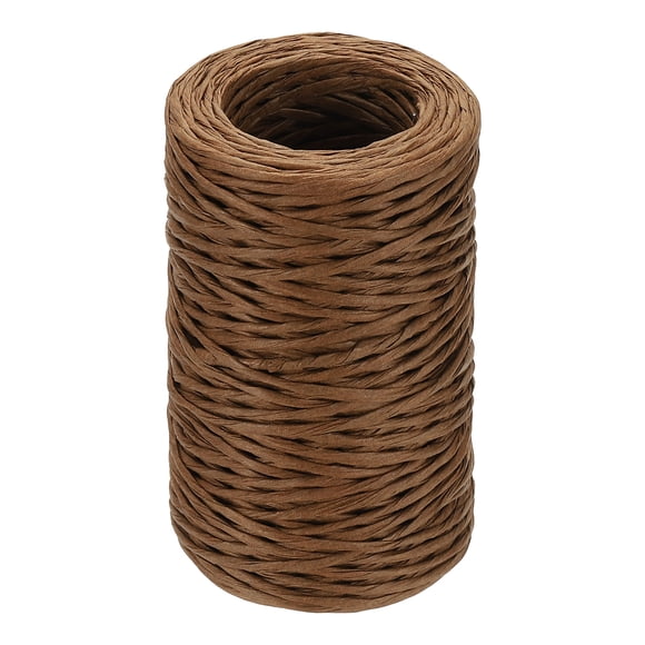 Uxcell 55 Yards Floral Bind Wire Wrap Twine, 2mm Floral Wire Vine Bind Wire Rustic Craft Wire for DIY Projects Flower Bouquet Making Wreath Gift Wrapping Wedding Decoration, Brown