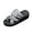 Silver, variant on Gold Ladies Summer Fashion Round Head Comfy Slippers Beach Casual Slipsole Shoes Comfortable Lightweight