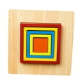thumbnail image 3 of STARTIST Casse-Tête Géométriques Jouet Éducatif Forme Carrée, Casse-Tête en Bois, 3 of 9