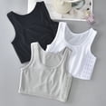 thumbnail image 2 of Ropa interior pequeña de pecho grande para mujer, chaleco sin costuras con forma de pecho, chaleco ajustado para estudiantes, chaleco deportivo retráctil para el pecho, 2 of 3