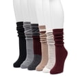 thumbnail image 4 of MUK LUKS Women's Fluffy Dream Tall Boot Socks, 6-Pack, OSFM, 4 of 6